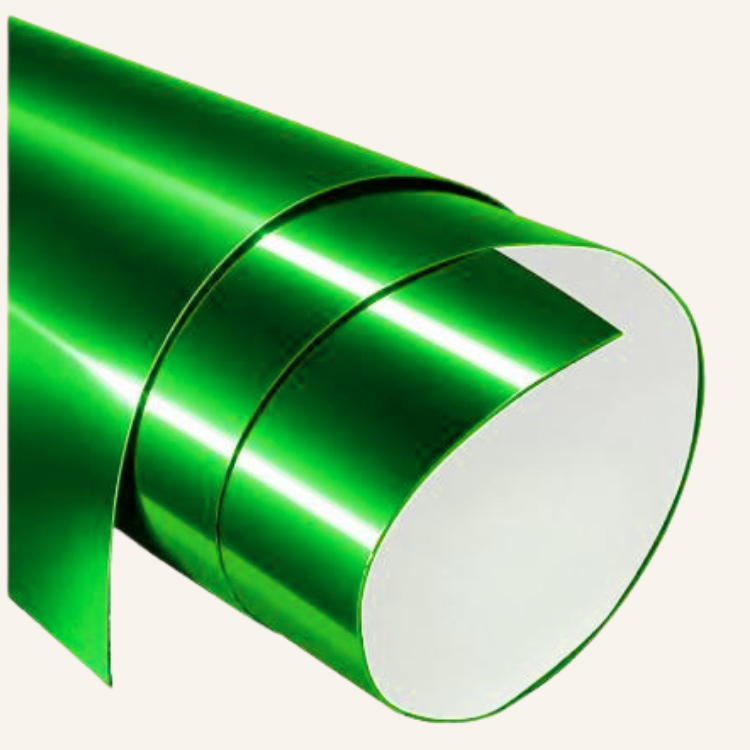 CARTULINA METALICA 50X70CM 220GR VERDE