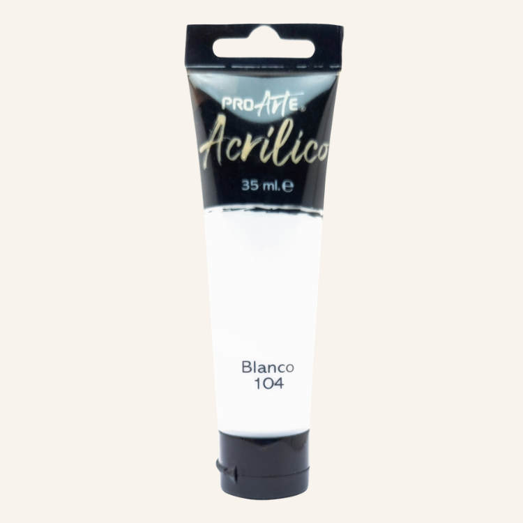 ACRILICO PROARTE TUBO 35 ML BLANCO