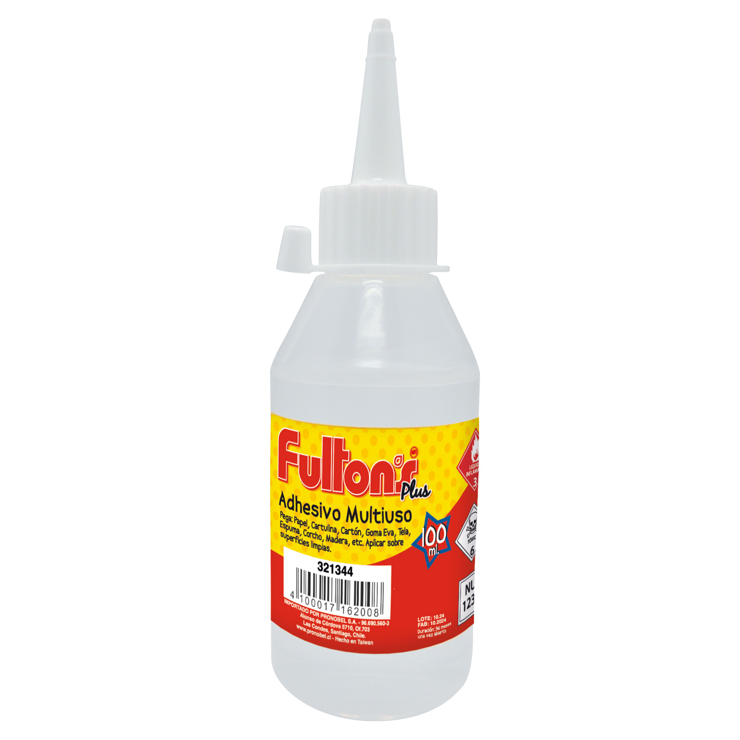 ADHESIVO SILICONA LIQUIDA 100 CC FULTONS