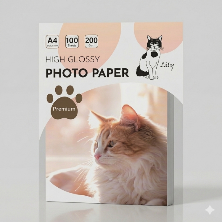 PAPEL A4 115GSM 100HJS FOTOGRAFICO GLOSSY PREMIUM