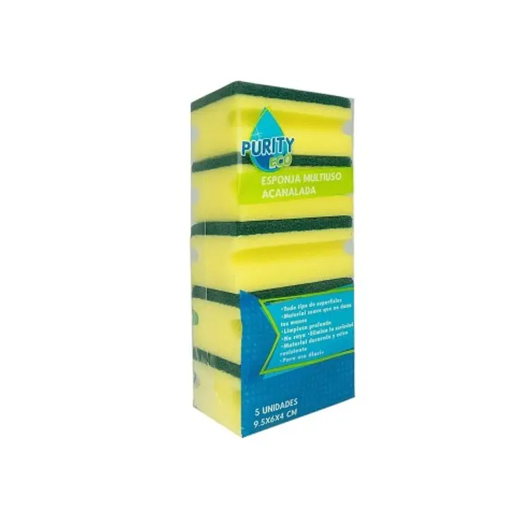 ESPONJA ACANALADA PACK 5U