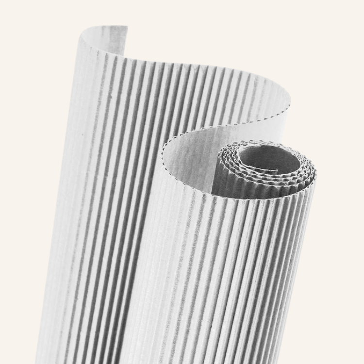 CARTON MICROCORRUGADO 50x70 BLANCO