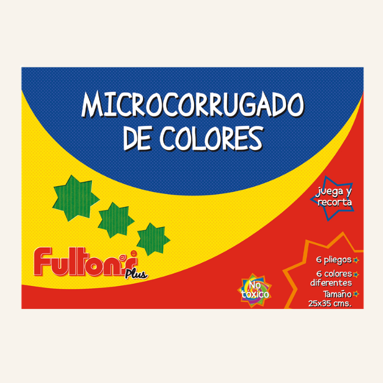 CARPETA CARTON CORRUGADO 6HOJAS 6 COLORES