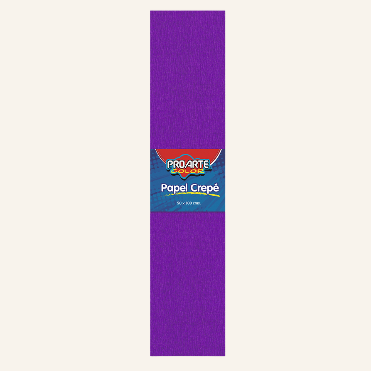 PAPEL CREPE PROARTE 50 X 200 CMS VIOLETA