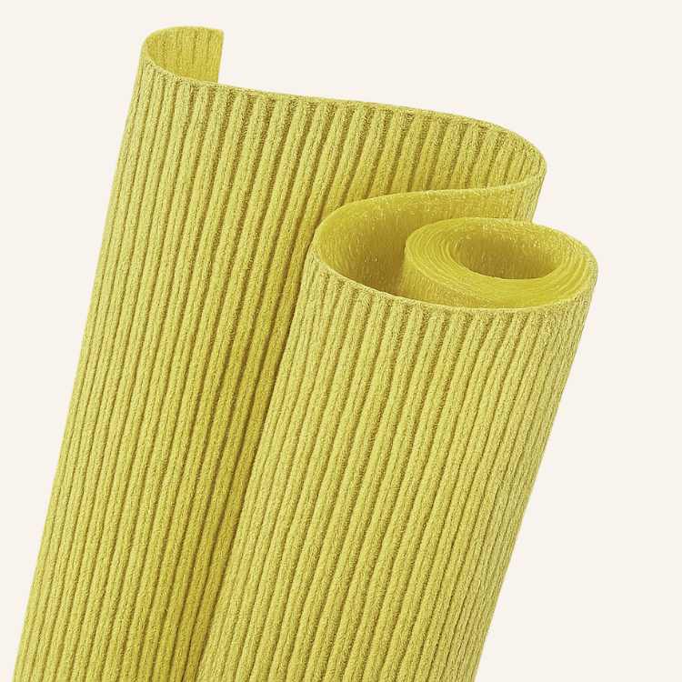 CARTON MICROCORRUGADO GLITTER 50x70 AMARILLO