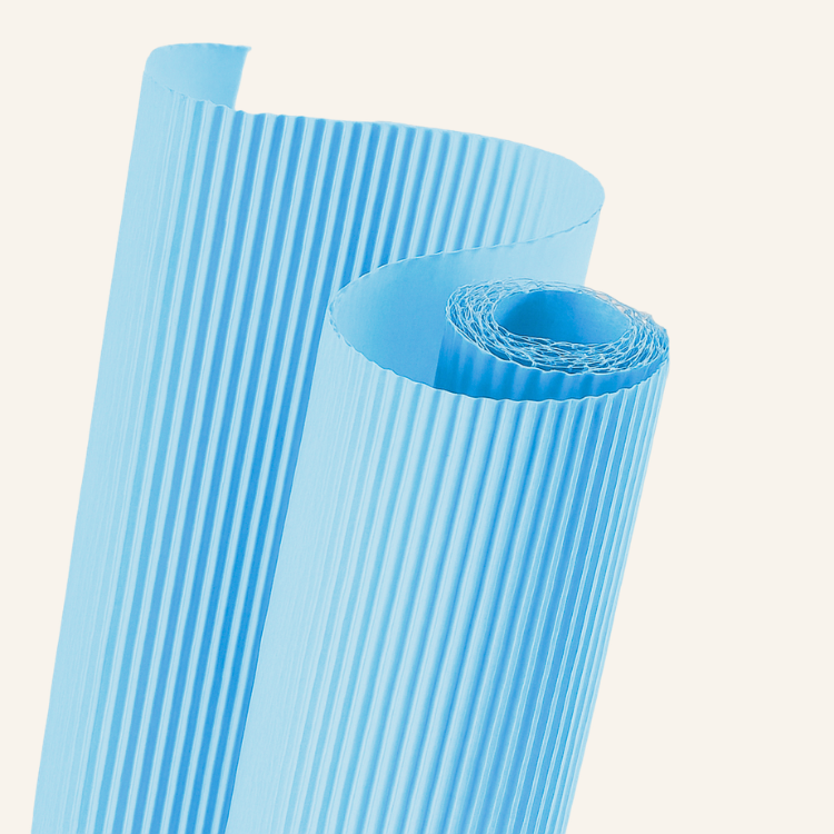 CARTON MICROCORRUGADO 50x70 CELESTE