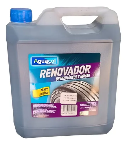 RENOVADOR DE GOMAS Y NEUMATICOS TRANSPARENTE 5L
