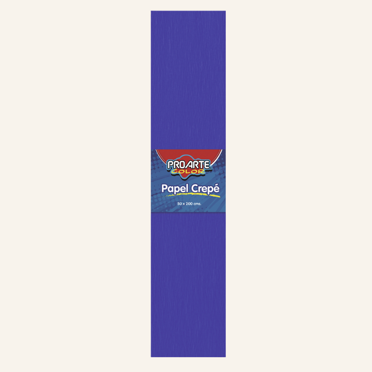 PAPEL CREPE PROARTE 50 X 200 CMS AZUL