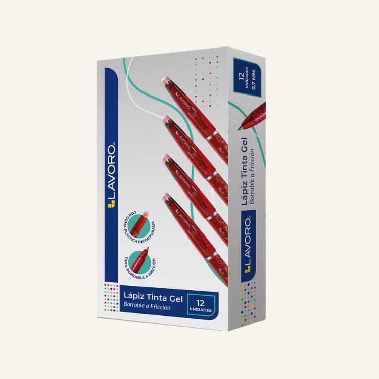 LAPIZ PASTA BORRABLE ROJO