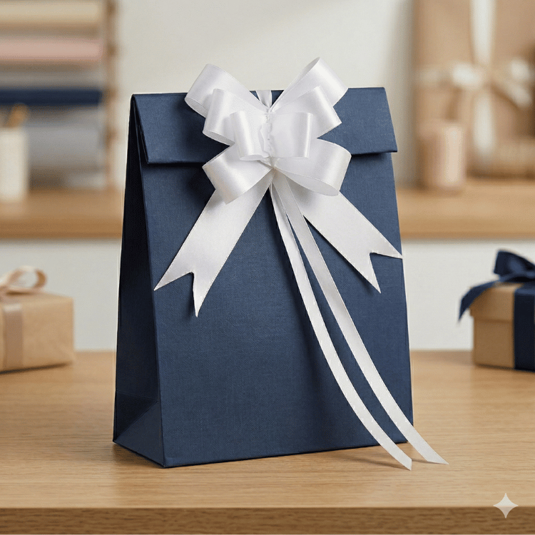 Cinta de regalo blanca