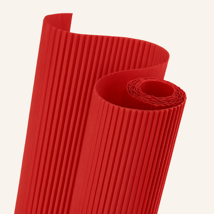 CARTON MICROCORRUGADO 50x70 ROJO