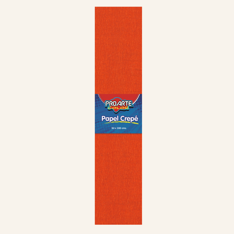PAPEL CREPE PROARTE 50 X 200 CMS ROJO CHILENO
