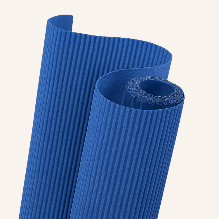 CARTON MICROCORRUGADO 50x70 AZUL