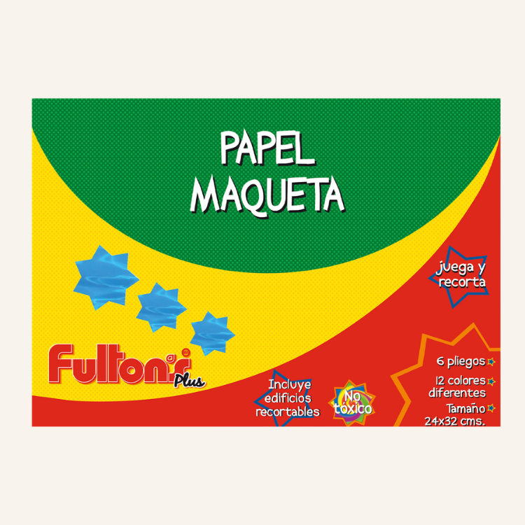 CARPETA PAPEL MAQUETA 6 HOJAS 12 DISEÑOS