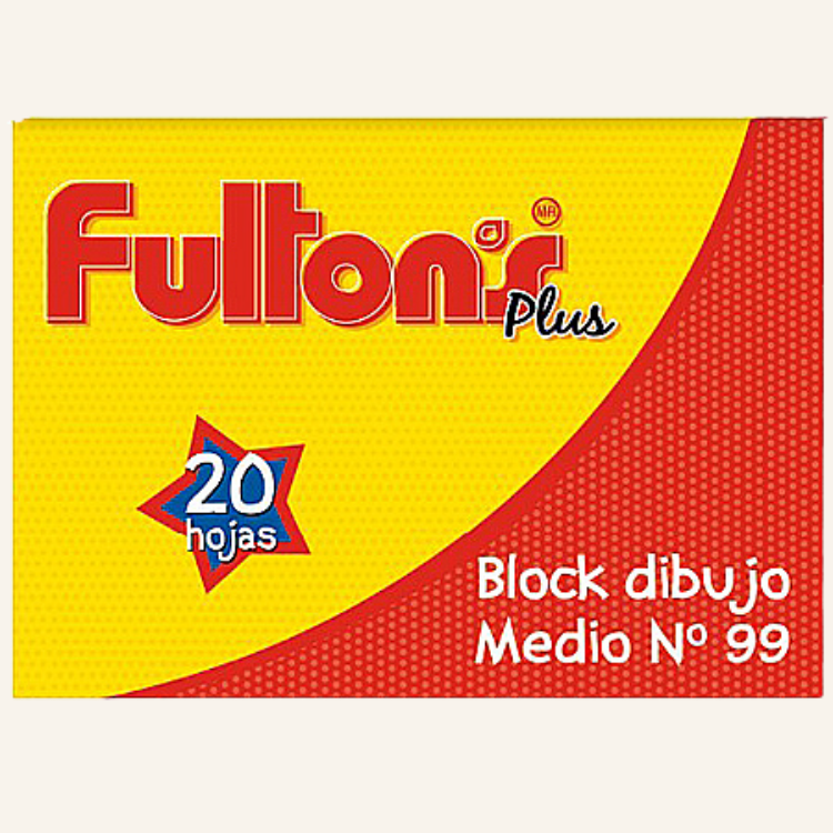 BLOCK DE DIBUJO MEDIO 99 1/8 20HJS