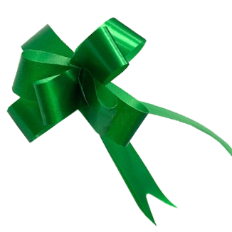 Cinta de regalo verde