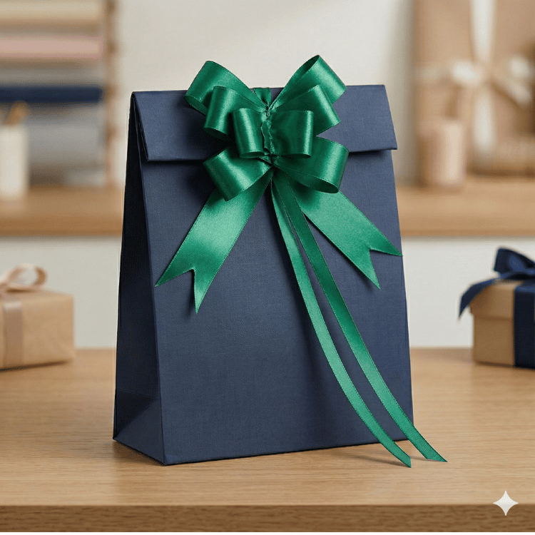 Cinta de regalo verde