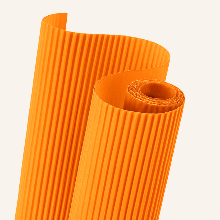 CARTON MICROCORRUGADO 50x70 NARANJA