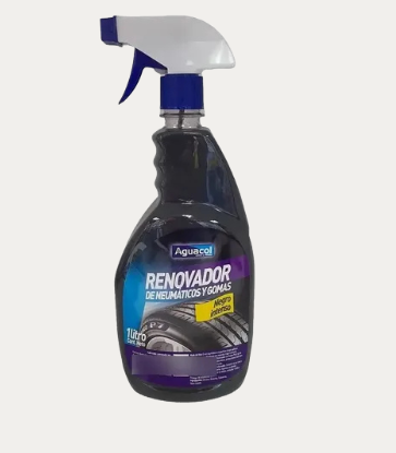 RENOVADOR DE GOMAS Y NEUMATICOS COLOR GRIS 650CC