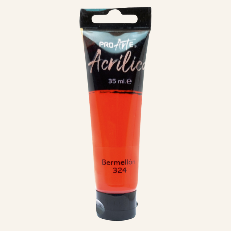 ACRILICO PROARTE TUBO 35 ML BERMELLON